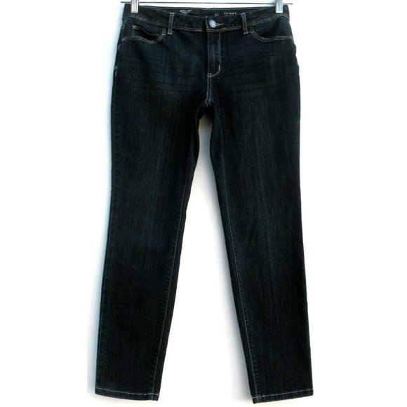 Simply Vera Wang Skinny Ankle Mid Rise Tag Sz 6S - Picture 2 of 6